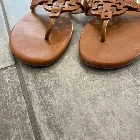 Tory Burch Brown Miller Soft Sandals - Picture 7 of 7